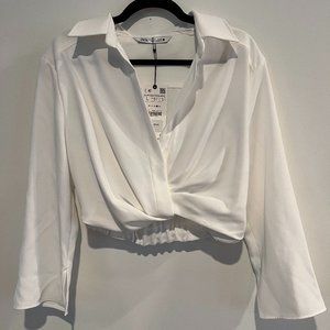 Zara Cropped Blouse
